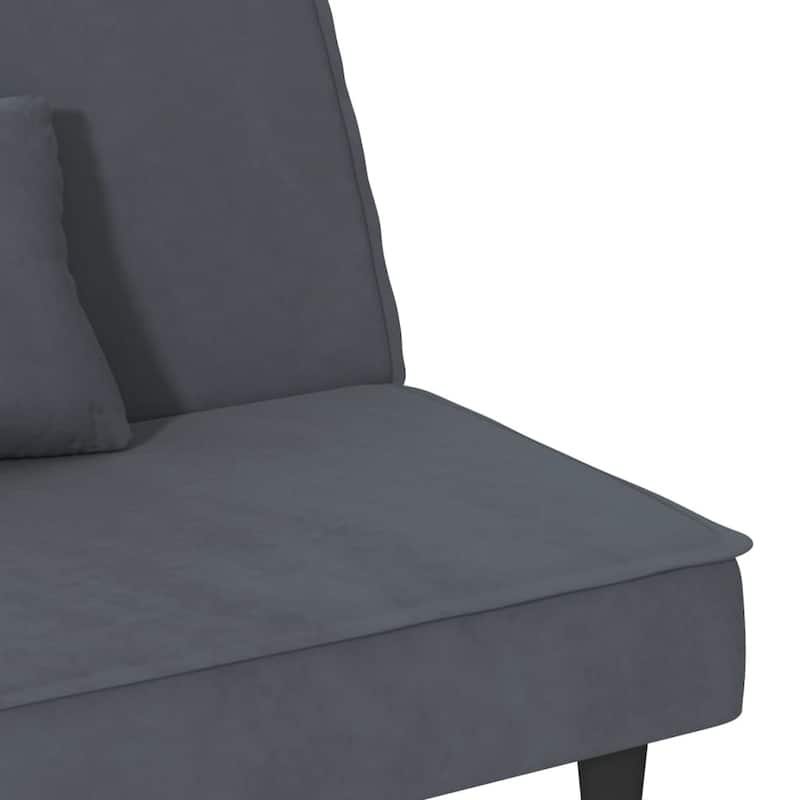 vidaXL 2-Seater Sofa Bed Velvet Recliner Loveseat Folding Daybed Multi Colors - 78.7" x 35" x 27.6"