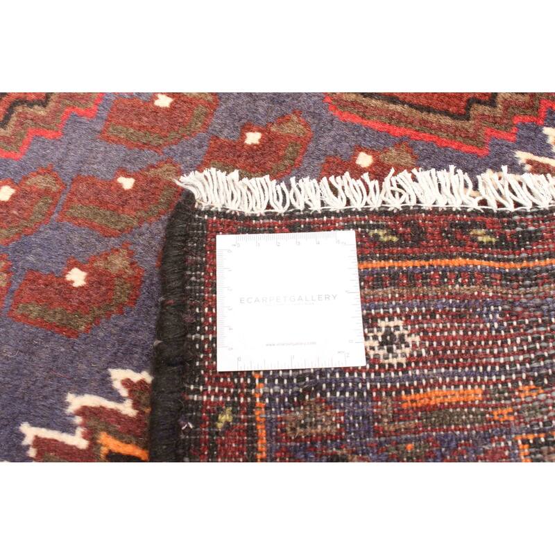 ECARPETGALLERY Hand-knotted Andelz Red Wool Rug - 4'1 x 6'4