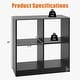 preview thumbnail 15 of 23, Children’s Toy Storage Organizer with 4 Open Cubes and Top Shelf for Bedroom or School Use - 29" x 13" x 29" (L x W x H)