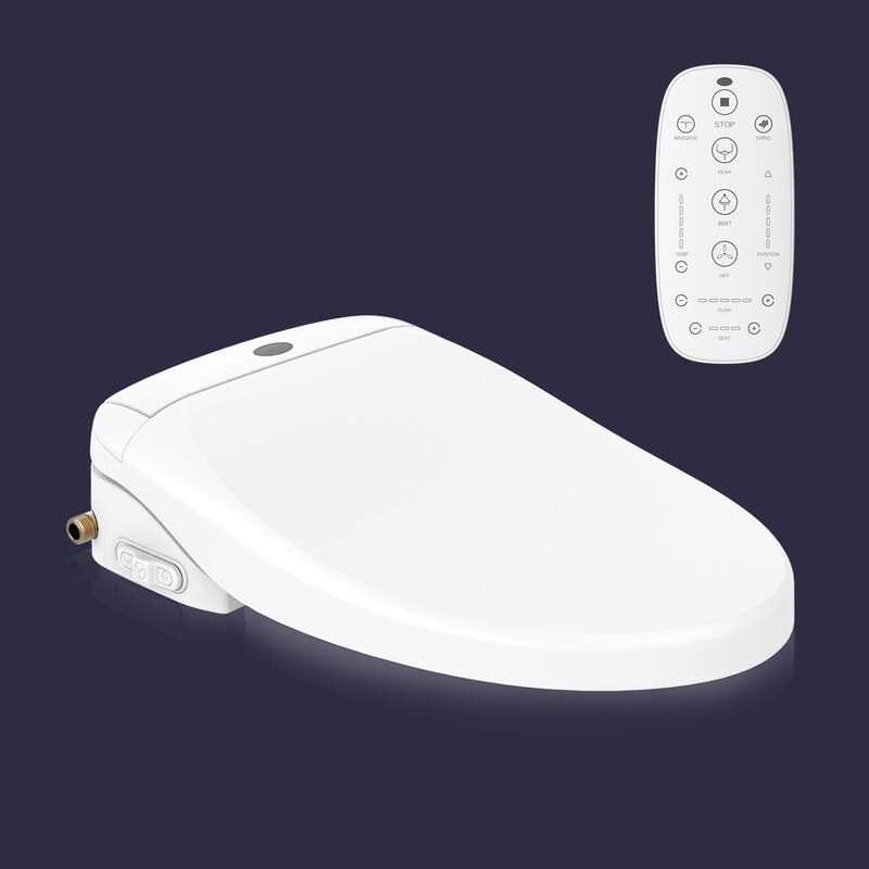 Bidet Toilet Seat, Endless Warm Water, Rear & ront Wash, LED Light