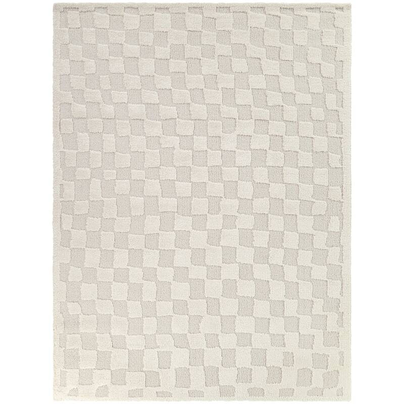 Bingham Abstract Checkered Area Rug