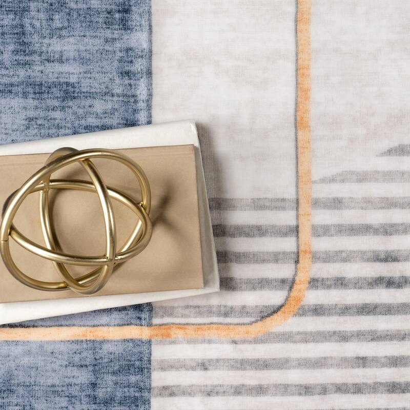 Nuloom Maja SpinClean Modern Abstract Machine Washable Area Rug