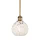Option Brushed Brass / White Mouchette