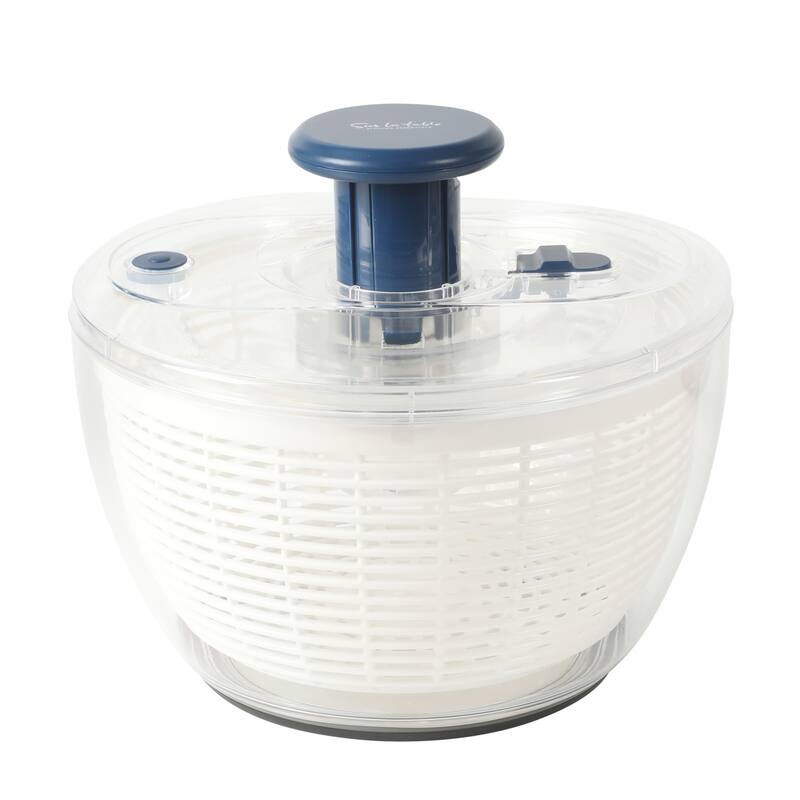 Sur La Table Kitchen Essential 6.3 Qt Salad Spinner, Fruit Wahser, Fruit Washing Bowl with Strainer, Vegertable Cleaner