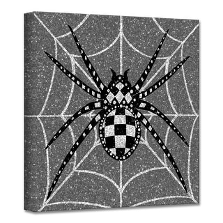 ChiChi Décor 'Glamoween Spider II' Halloween Canvas Wall Art - Bed Bath & Beyond - 31628995