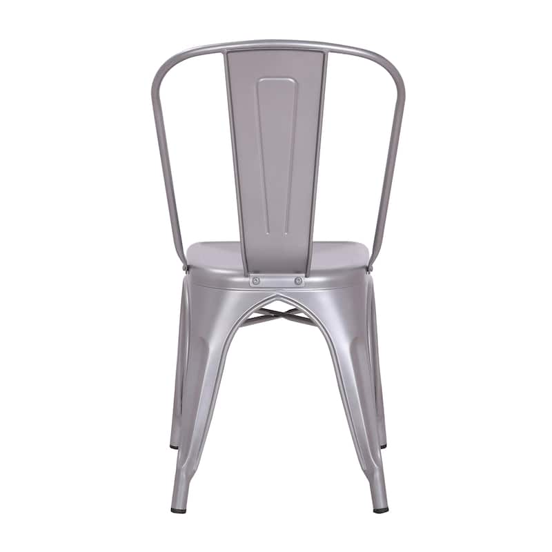 Modern Metal Dining Room Kitchen Bar Chair Set