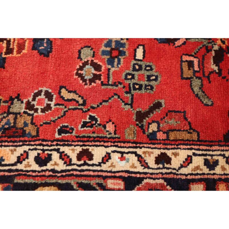 ECARPETGALLERY Hand-knotted Andelz Light Red Wool Rug - 3'5 x 6'5