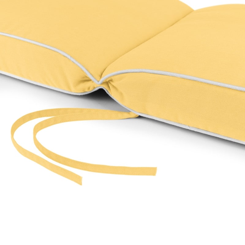 Sunbrella Contrast Corded Chaise Cushion by Austin Horn Classics