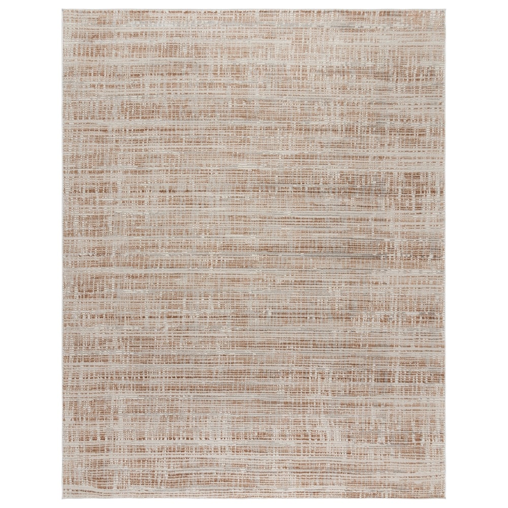 Gertmenian Missha Polyester Modern Tonal Ombre Solid High-Low Indoor Area Rug