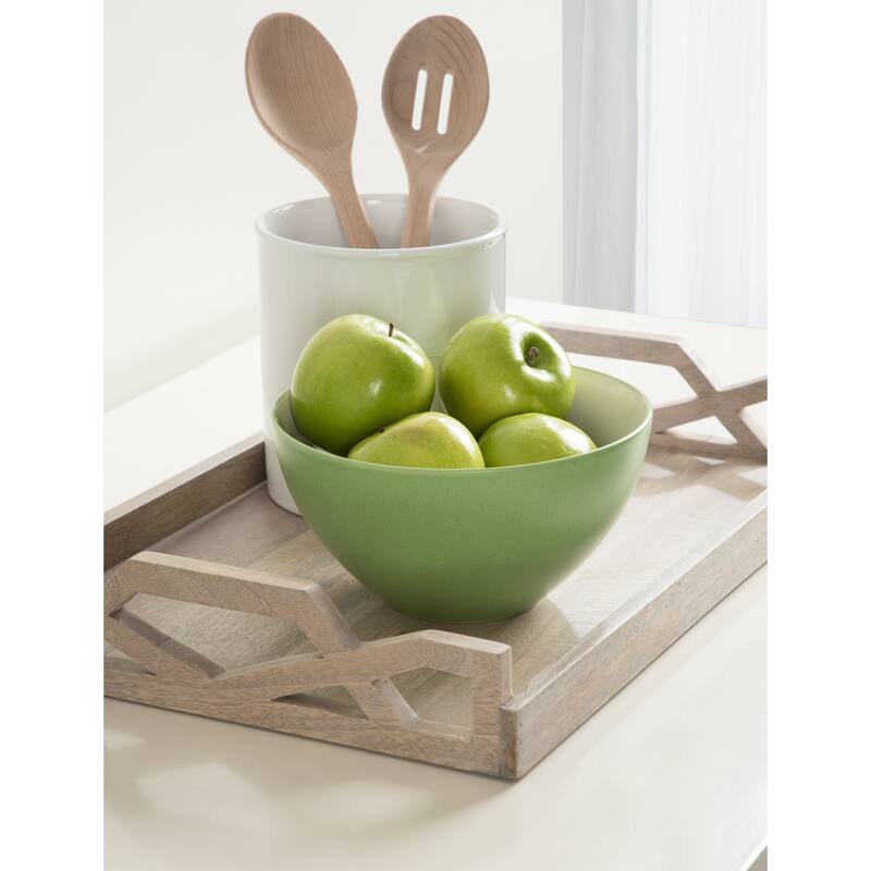 Kate and Laurel Grassley Decorative Wood Tray - 13x19