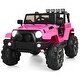 preview thumbnail 11 of 9, 12V Electric Ride On Truck with Parental Remote Control and LED Lights