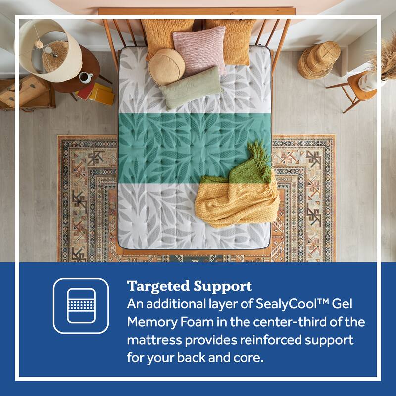 Sealy Posturepedic Spring Reed 15-inch Medium Euro Pillow Top Mattress Set