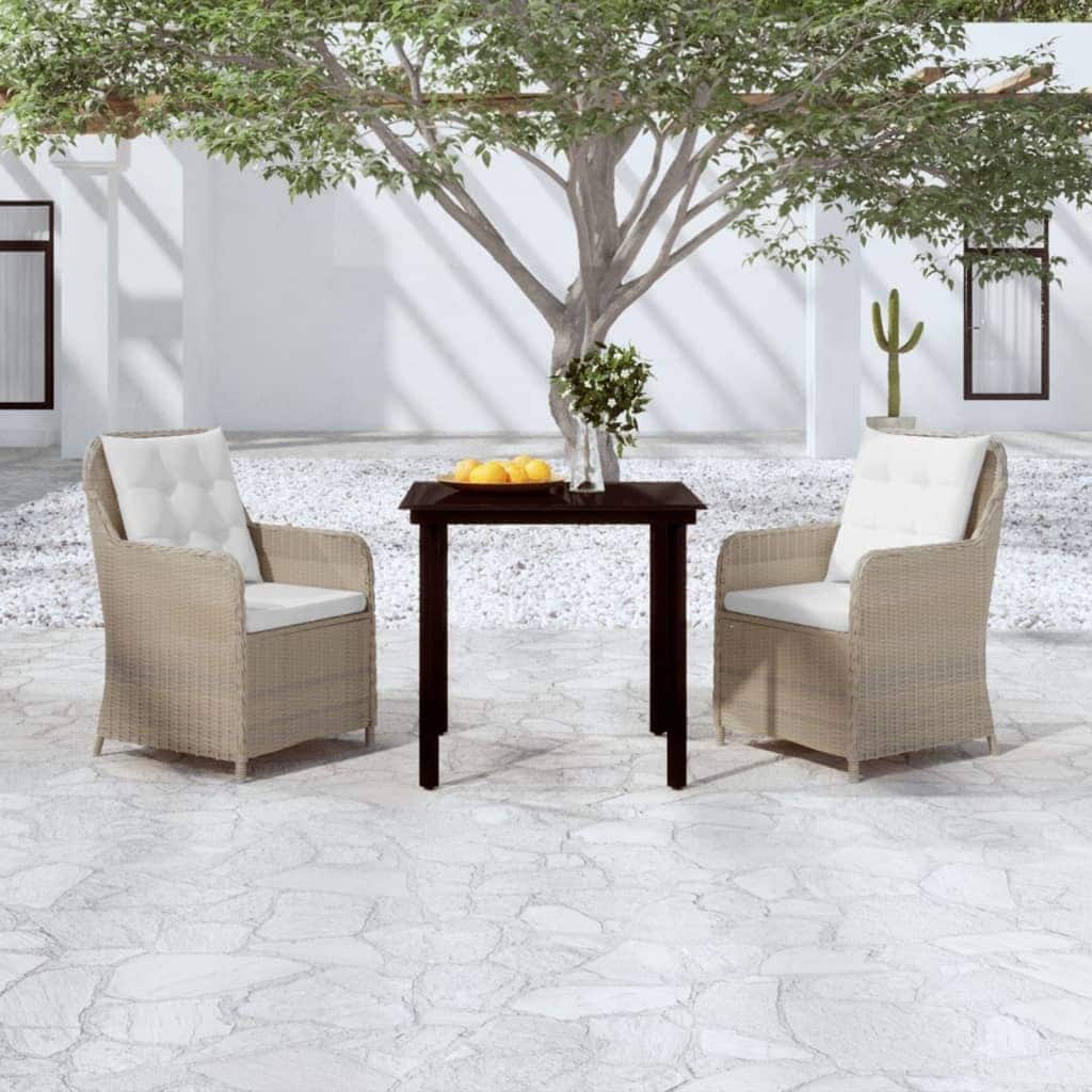 vidaXL Patio Dining Set Outdoor Dining Set Table and Chair Set for Garden