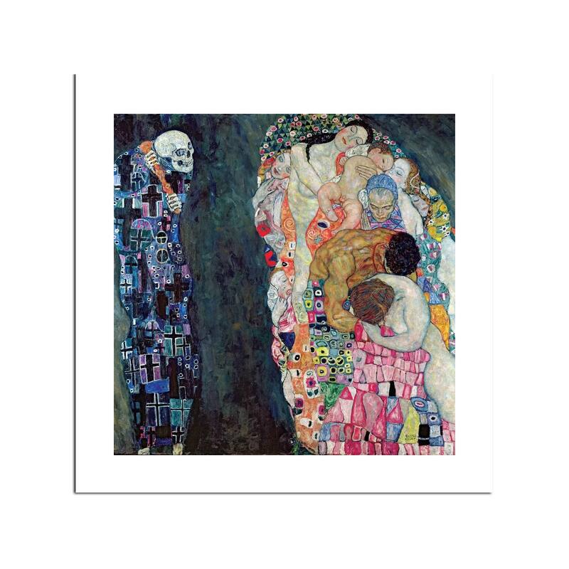 Death And Life, c.1911 Fine Art Paper Print by Gustav Klimt - Multi