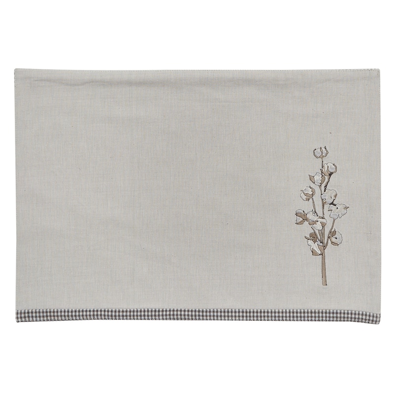 Park Designs Cotton Fields Placemat Set of 4 - 13" x 19"