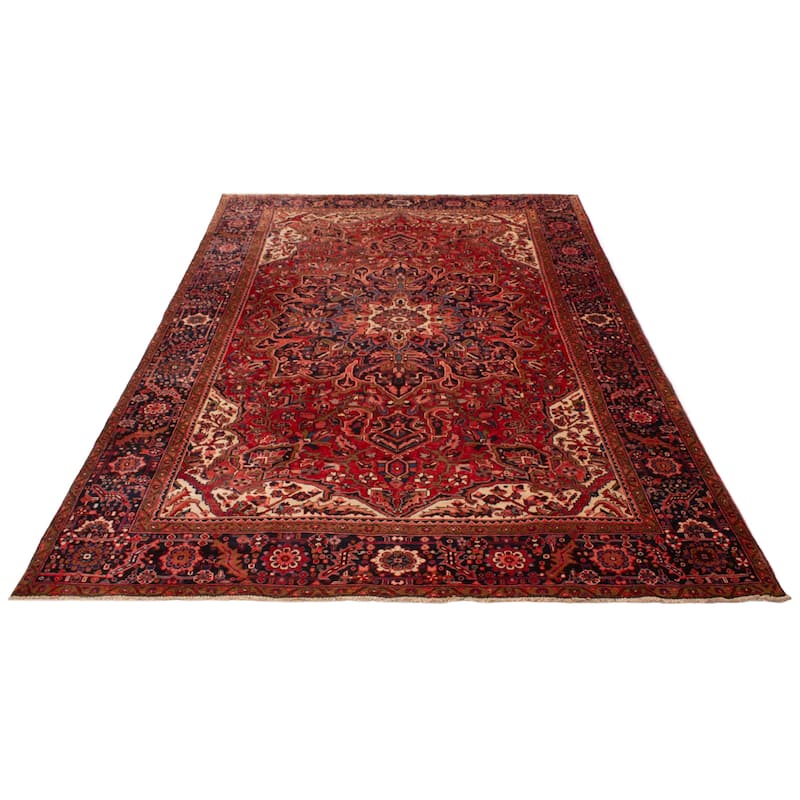 ECARPETGALLERY Hand-knotted Sarabi Red Wool Rug - 9'9 x 13'2