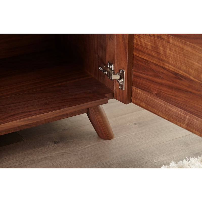 Rye Studio Kirkwood American Walnut Mid-century 3-section Sideboard