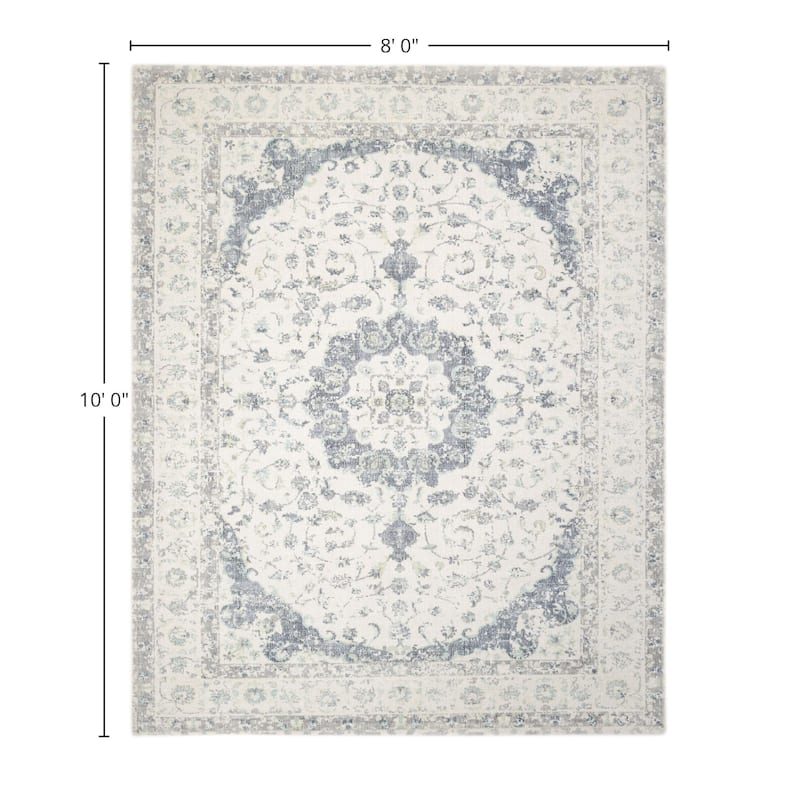 Overton Handmade Modern Contemporary Floral Area Rug