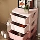 preview thumbnail 8 of 25, Qaba 4 Tier Kids Storage Unit, 4 Drawer Chest Toy Organizer Plastic Bins for Kids Bedroom Nursery Kindergarten Living Room