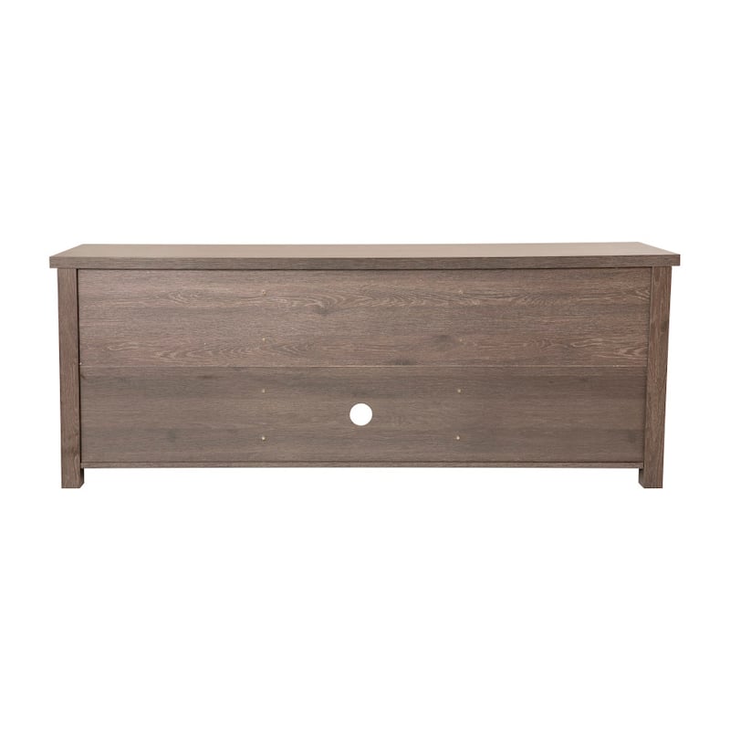 Classic TV Stand for up to 80" TVs-Glass Fronted Doors-Modern Finish