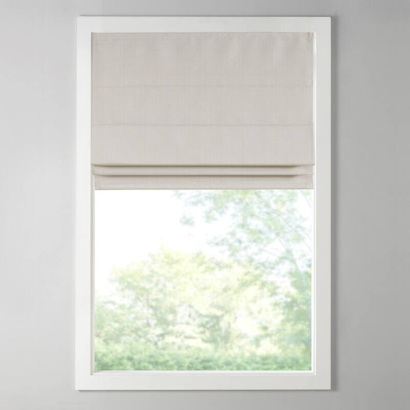 Basketweave Room Darkening Cordless Shade