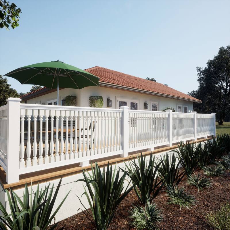 Endurathane 500 Series Winford Baluster, Factory Primed Polyurethane