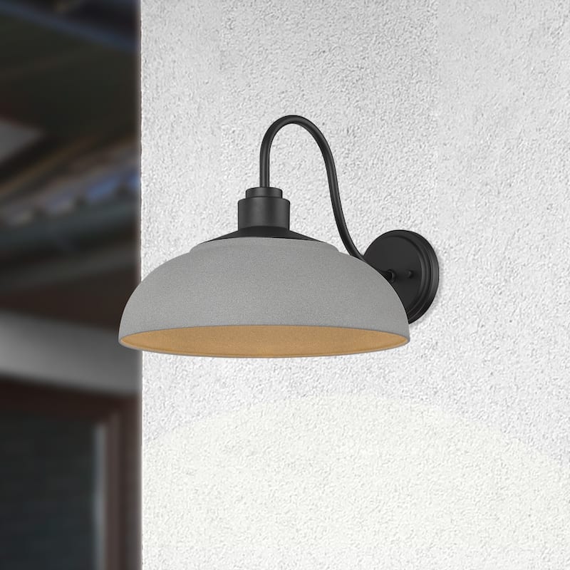 Levitt 13.63" Wide 1-Light Natural Black Outdoor Wall Light