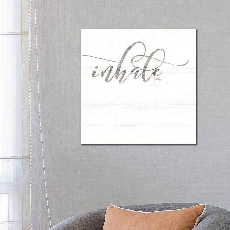 iCanvas "Inhale" by Marla Rae Canvas Print - 26x26x1.5