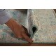 preview thumbnail 12 of 13, Floral Oushak Vegetable Dye Turkish Foyer Rug Handmade Wool Carpet - 2'0" x 3'11"