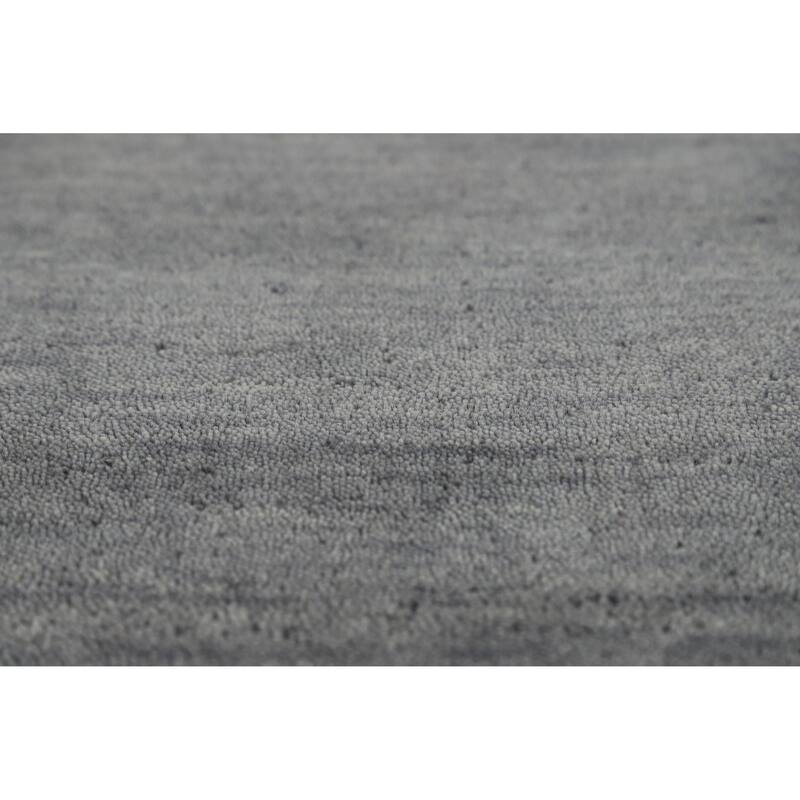 Hand Knotted Oriental 100% Wool Carpet Tribal Animal Pictorial Greys & Charcoal Gabbeh Area Rug - 7' 9'' X 5' 9''