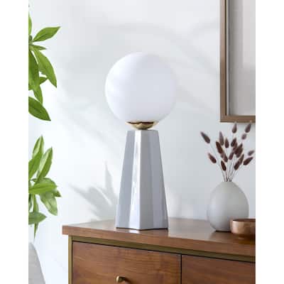 Livabliss Stellan Modern Accent Table Lamp - 18"H x 8"W x 10"D