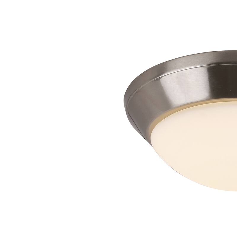 LED Flush Mount Ceiling light in Brushed Nickel