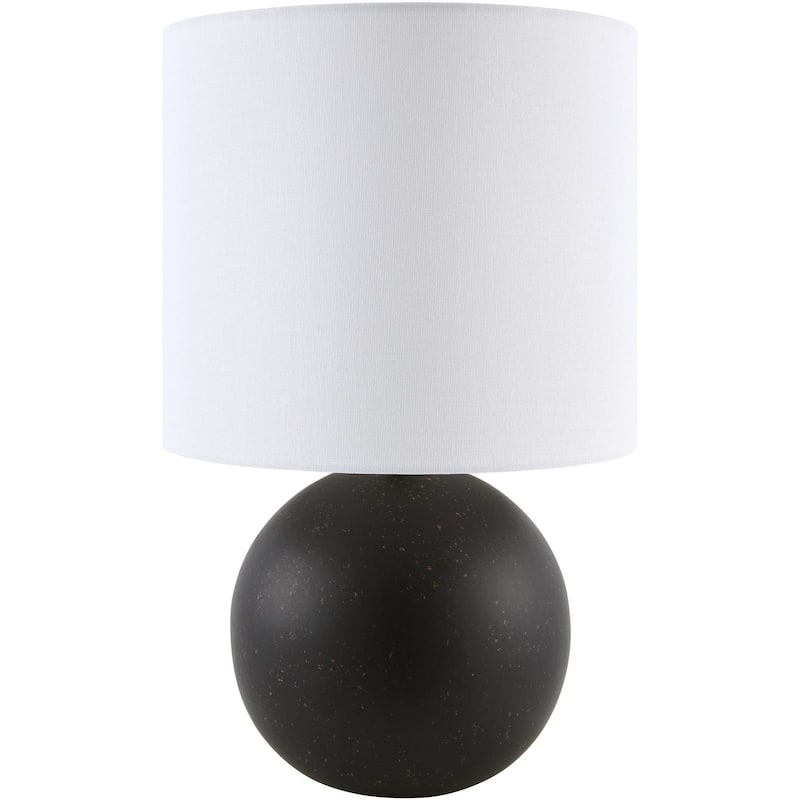 Livabliss Vogel Traditional Accent Table Lamp - Black/White