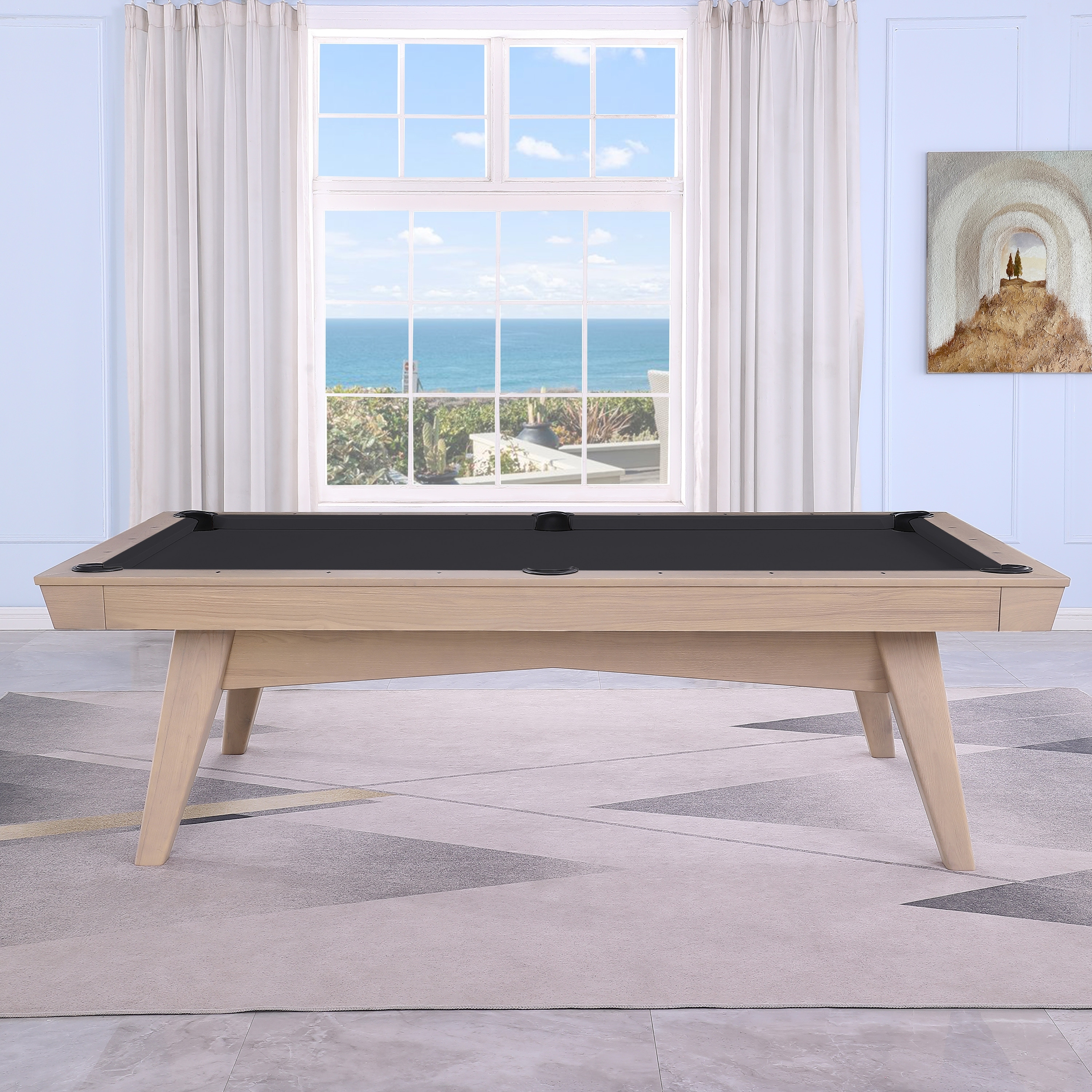 Slate bed hot sale pool table