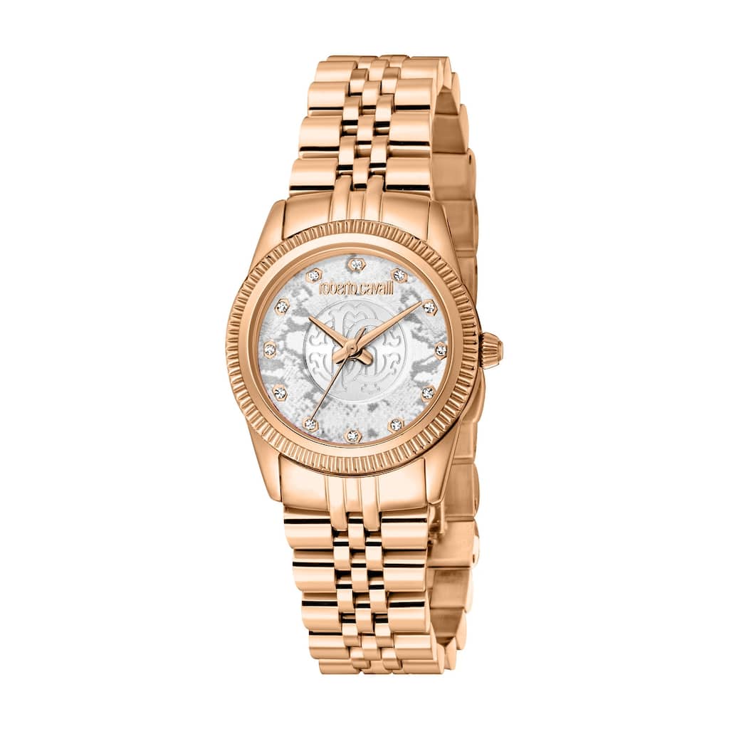 Roberto Cavalli Women RC5L074M0075 Quartz Watch - Rose-Tone
