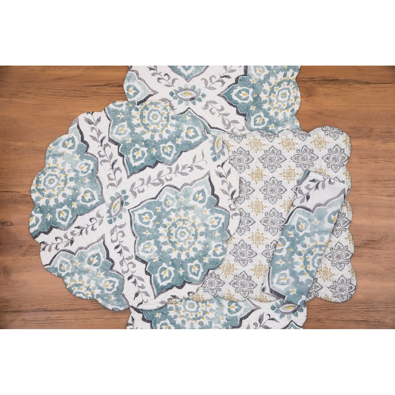 Harlan Round Placemats Set of 6, 17"