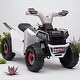 preview thumbnail 4 of 18, 6V Kids Electric ATV Quad Ride-On Toy with Forward/Backward Function, Wear-Resistant Wheels, for Toddlers Ages 18-36 Months