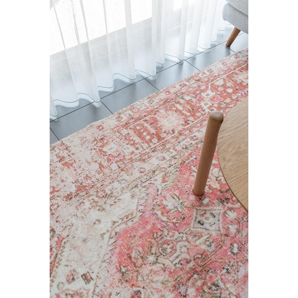 DIFF Beatrice -Gold Peach Mirror Sunglasses Beatrice Peach Transitional Washable Rug - Bed Bath & Beyond  main image 2