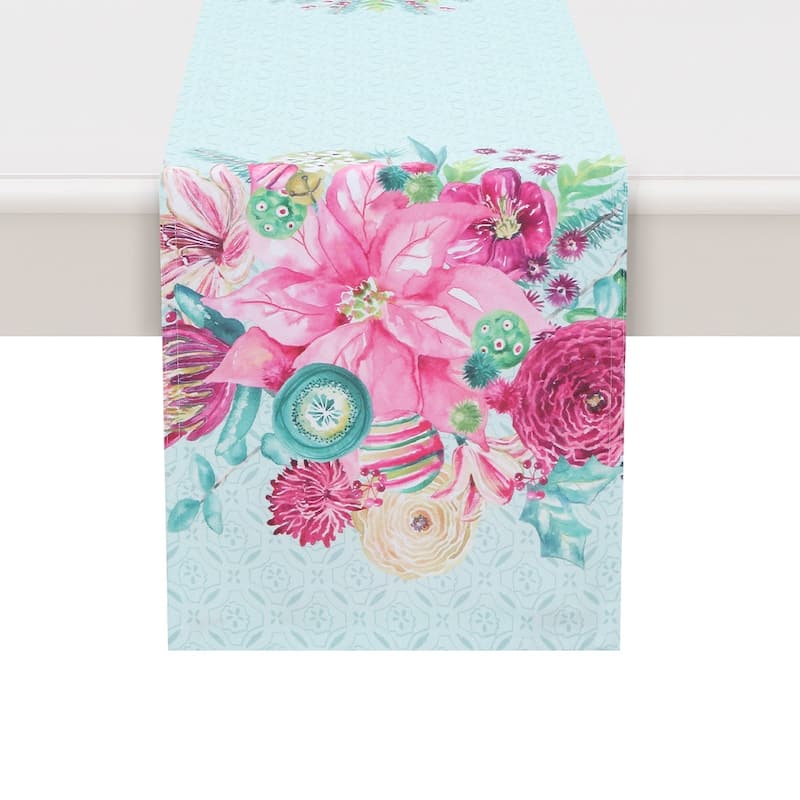 Laural Home Boho Christmas Table Runner