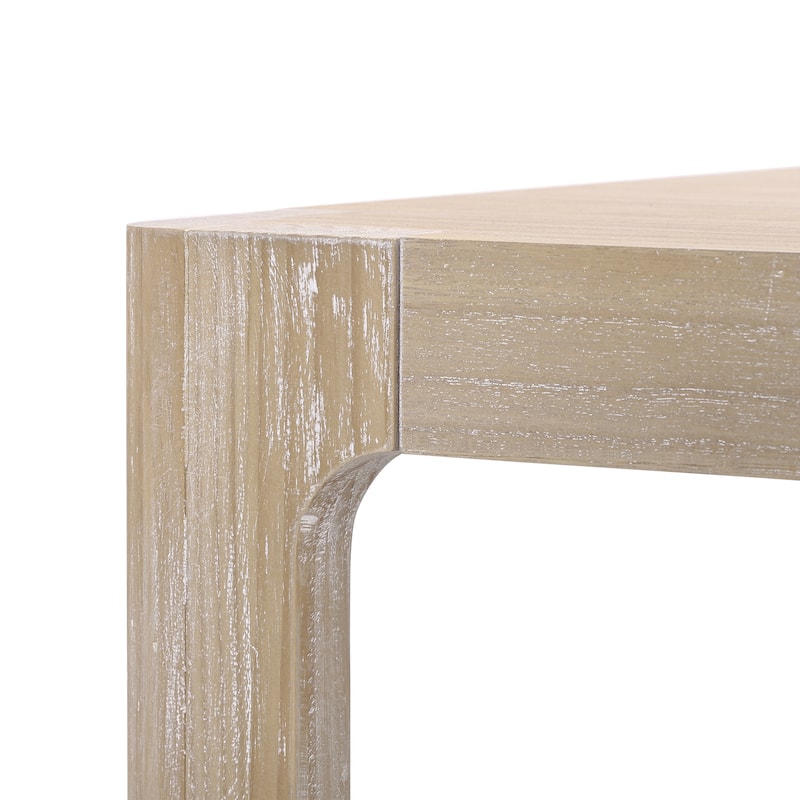 Christopher Knight Home - Modern Farmhouse Wooden Coffee Table with Soft Rounded Profile