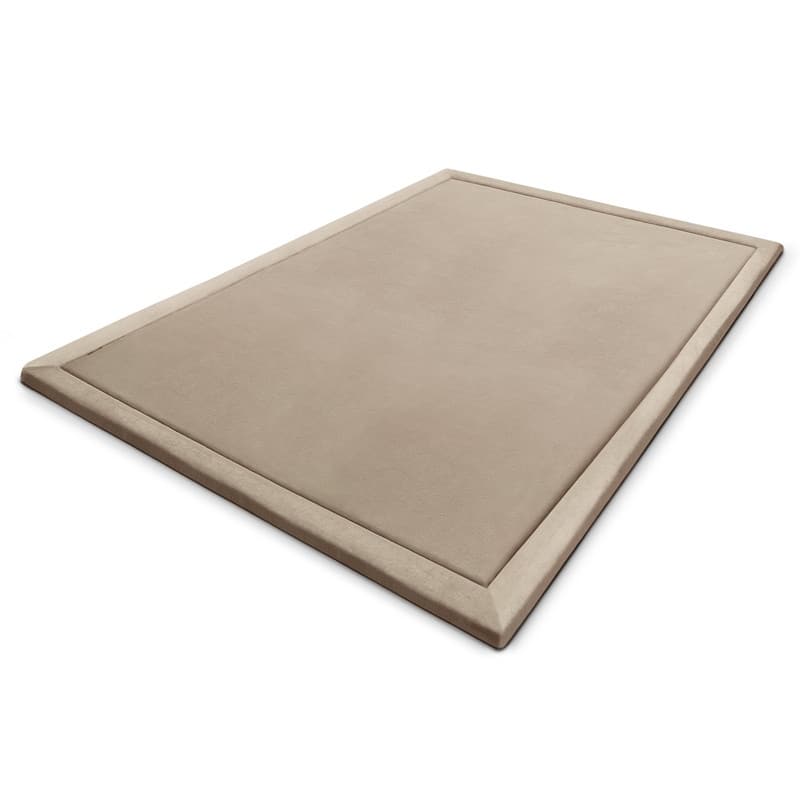 MICRODRY Cushioned Modern Memory Foam Area Rug with Built in Rug Pad - Easy Clean - Stain & Fade Resistant, 5' x 7'