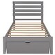 preview thumbnail 7 of 7, Twin Size Platform Bed with Drawer