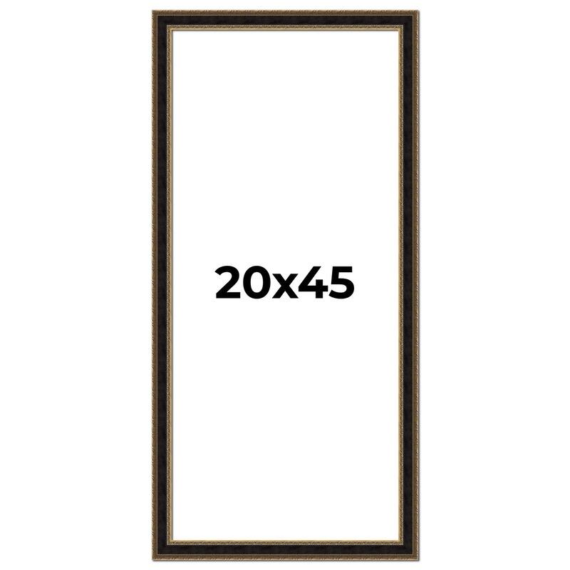 20x45 Frame Gold Antique Vintage Sold Wood Picture Frame | 1.75 Inch