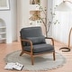 preview thumbnail 27 of 78, Mid Century Modern Upholstered Accent Chair 1-Piece - Grey Foil Fabric