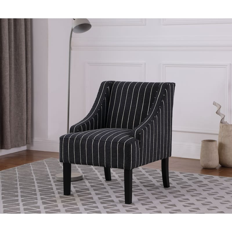 HomePop Classic Swoop Arm Accent Chair