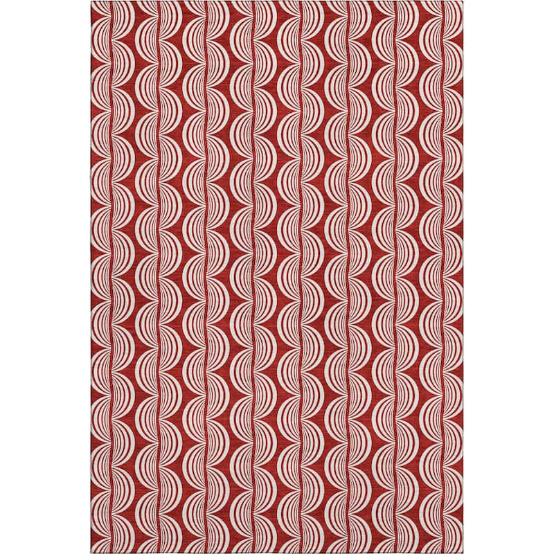 Premium Washable Super Soft Transitional Scallop Mayfield Rug
