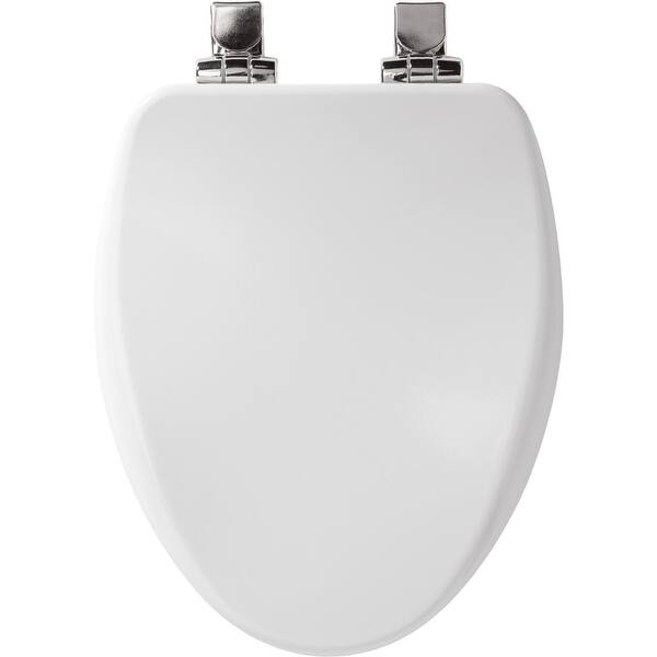 Bemis Wood Elongated SlowClose Toilet Seat 14.75" x 2.57" x 20.88