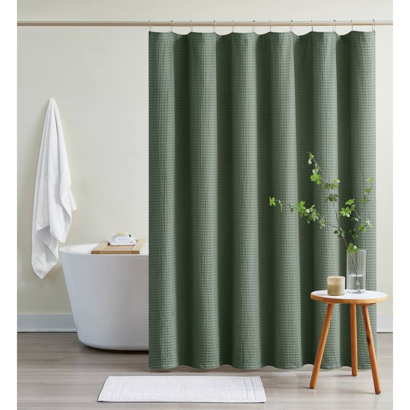Cannon Heritage Cotton Waffle 72x72 Shower Curtain