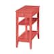 Copper Grove Aubrieta1 Drawer Chairside End Table with Shelves