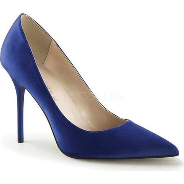 royal blue court heels